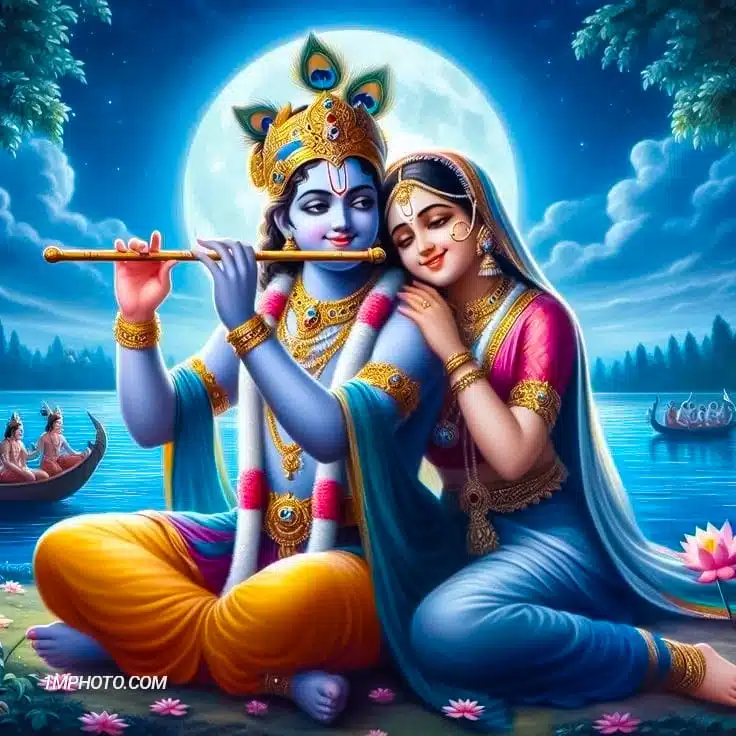 lord krishna images with radha 3d romantic​