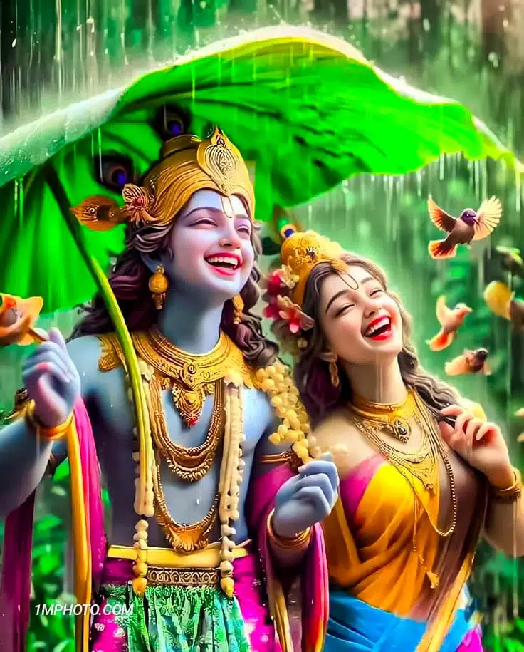 most beautiful krishna radha image hd​