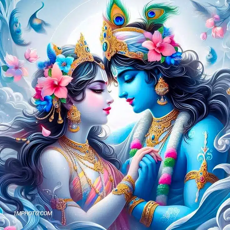 most beautiful radha krishna images​