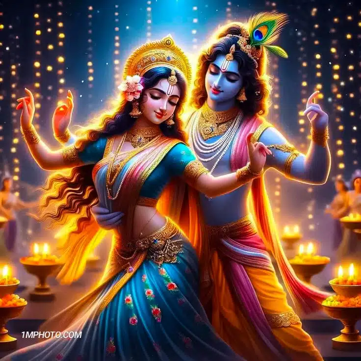 radha krishna beautiful love images​