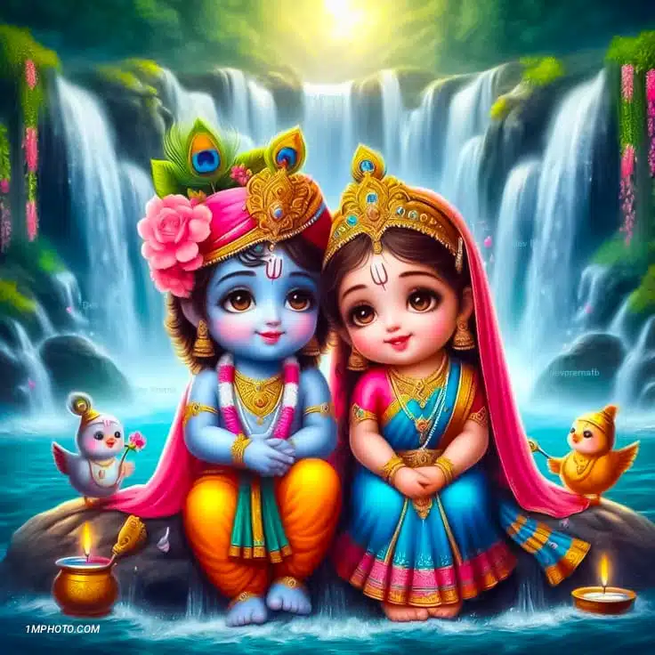 radha krishna dp status​