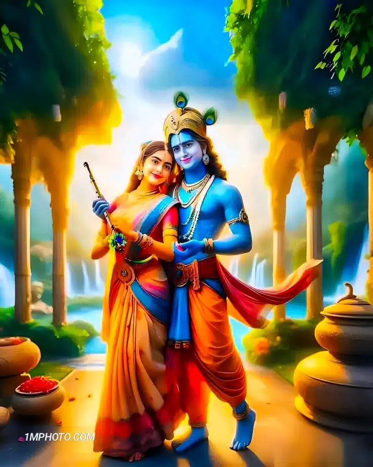 radha krishna getty images beautiful​