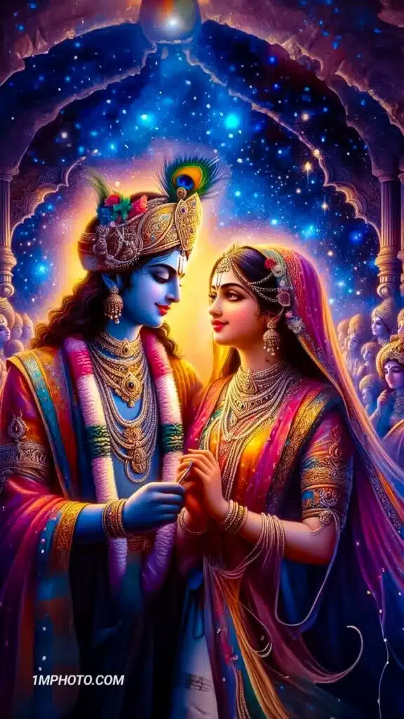 radha krishna romantic image 3d​