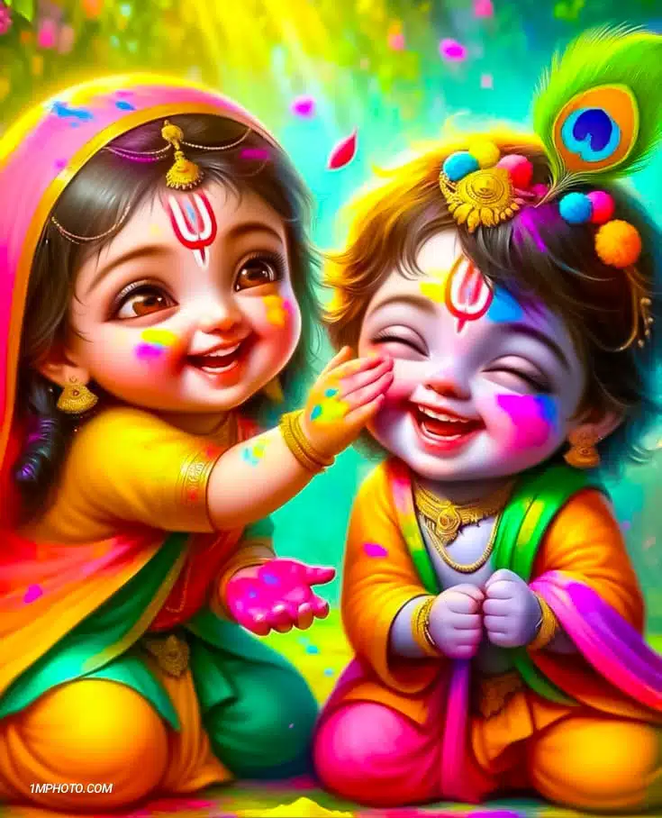 radha krishna shayari dp download​