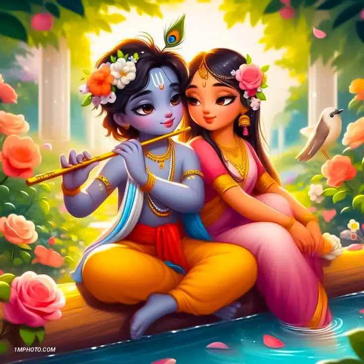 radha krishna whatsapp dp images​