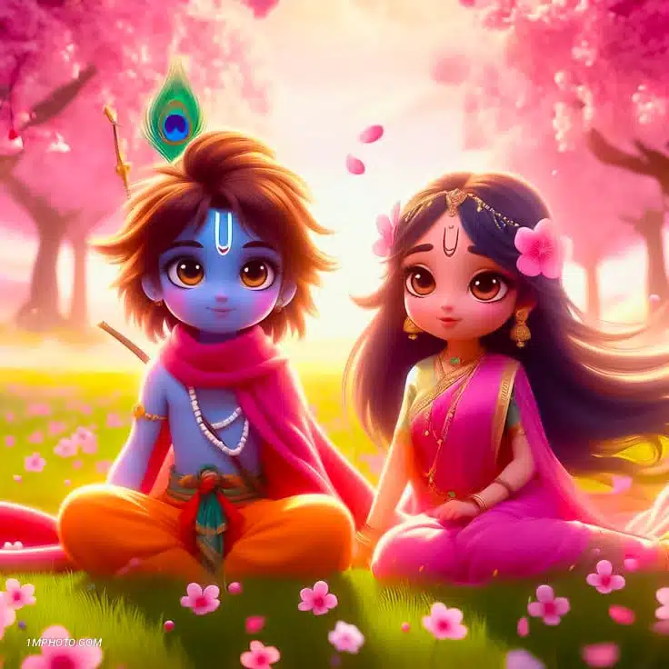 radha krishna whatsapp dp pic​