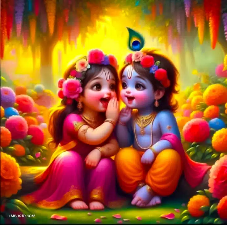 share chat radha krishna dp​