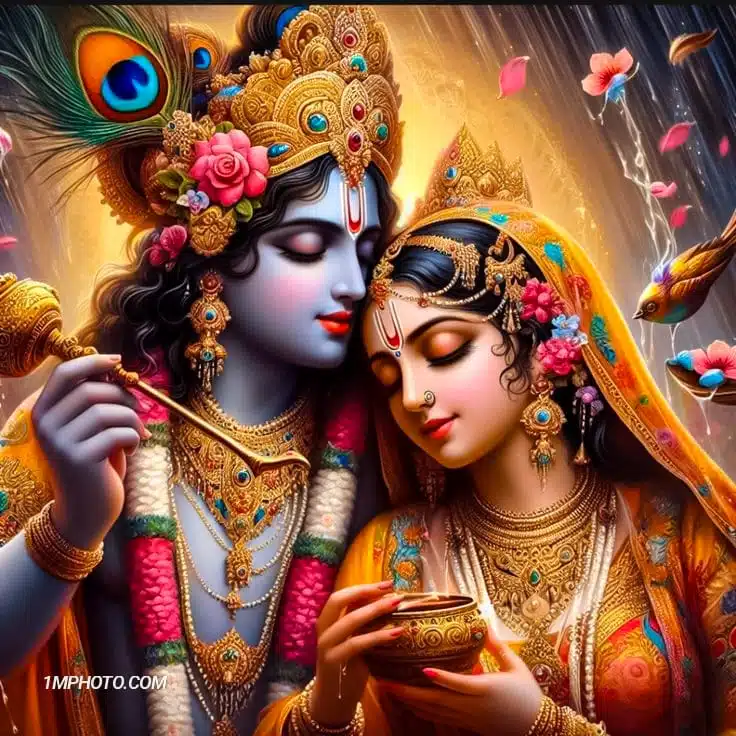 very romantic images of radha krishna​