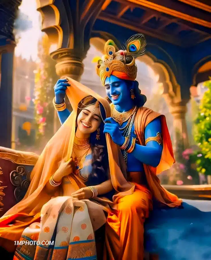 worlds best radha krishna romantic images​