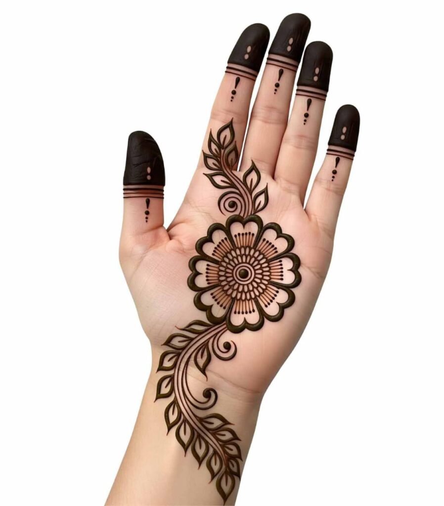Bail mehndi design for bridal look