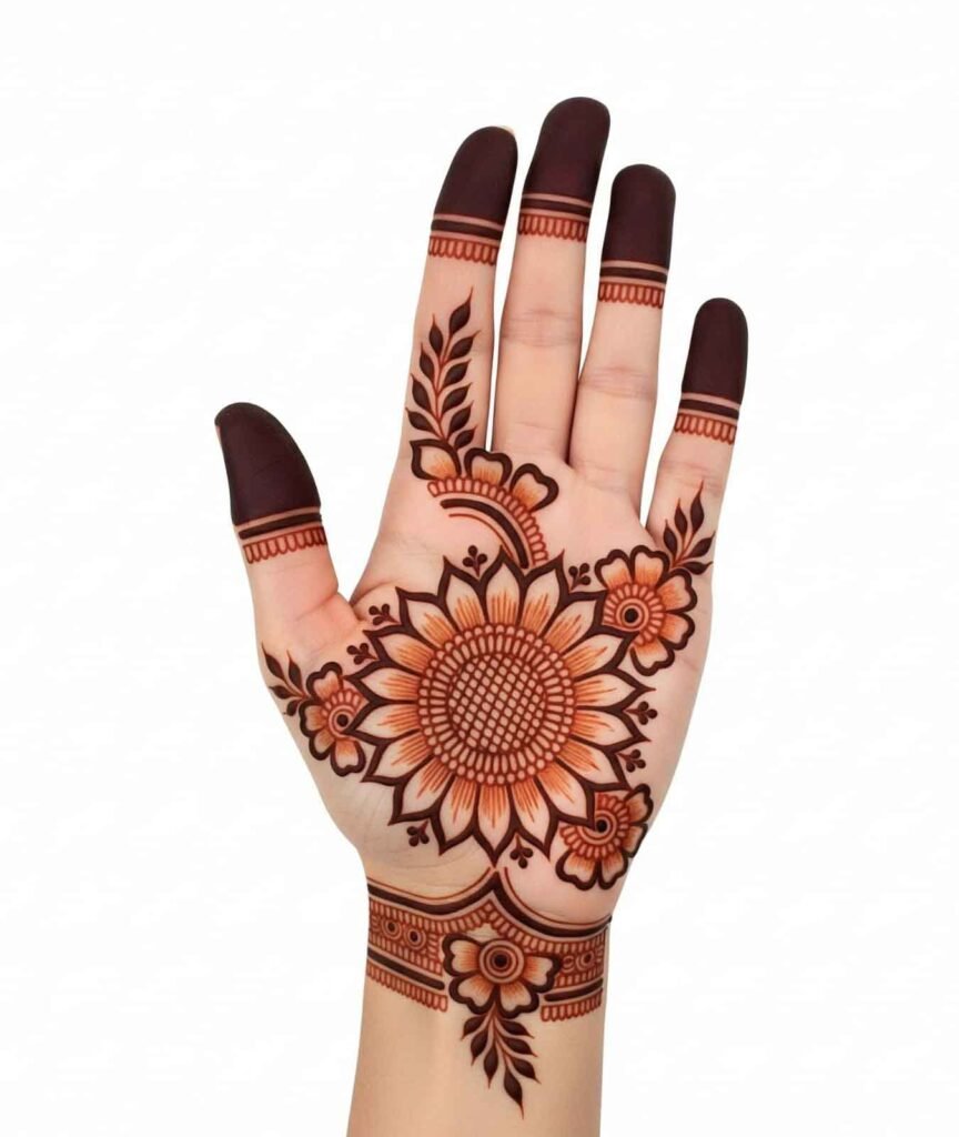 Beautiful Arabic mehndi hand