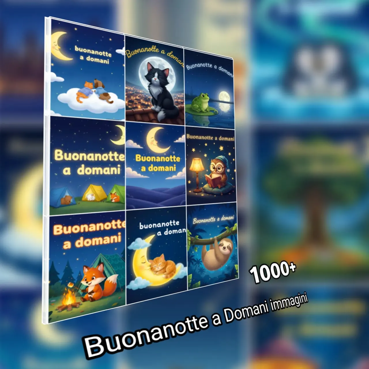 Più di 1000 immagini HD di buonanotte a domani con adorabili animali come gatti, volpi, cani, orsetti e altri cuccioli dolcissimi