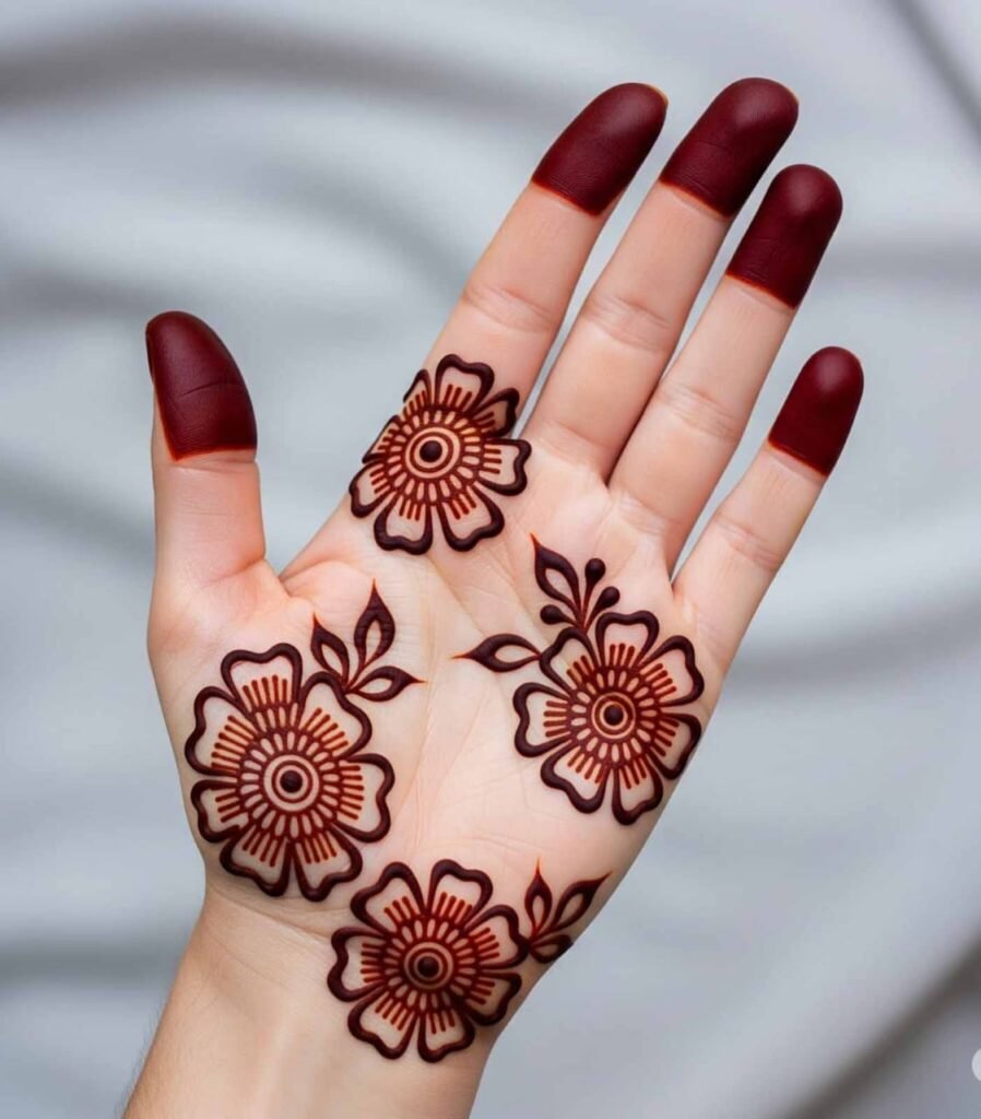 New bail mehndi design easy style
