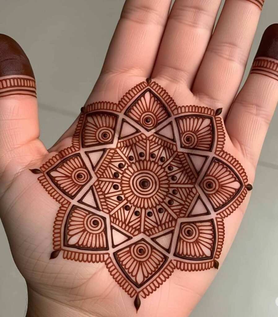 Elegant bail mehndi pattern simple