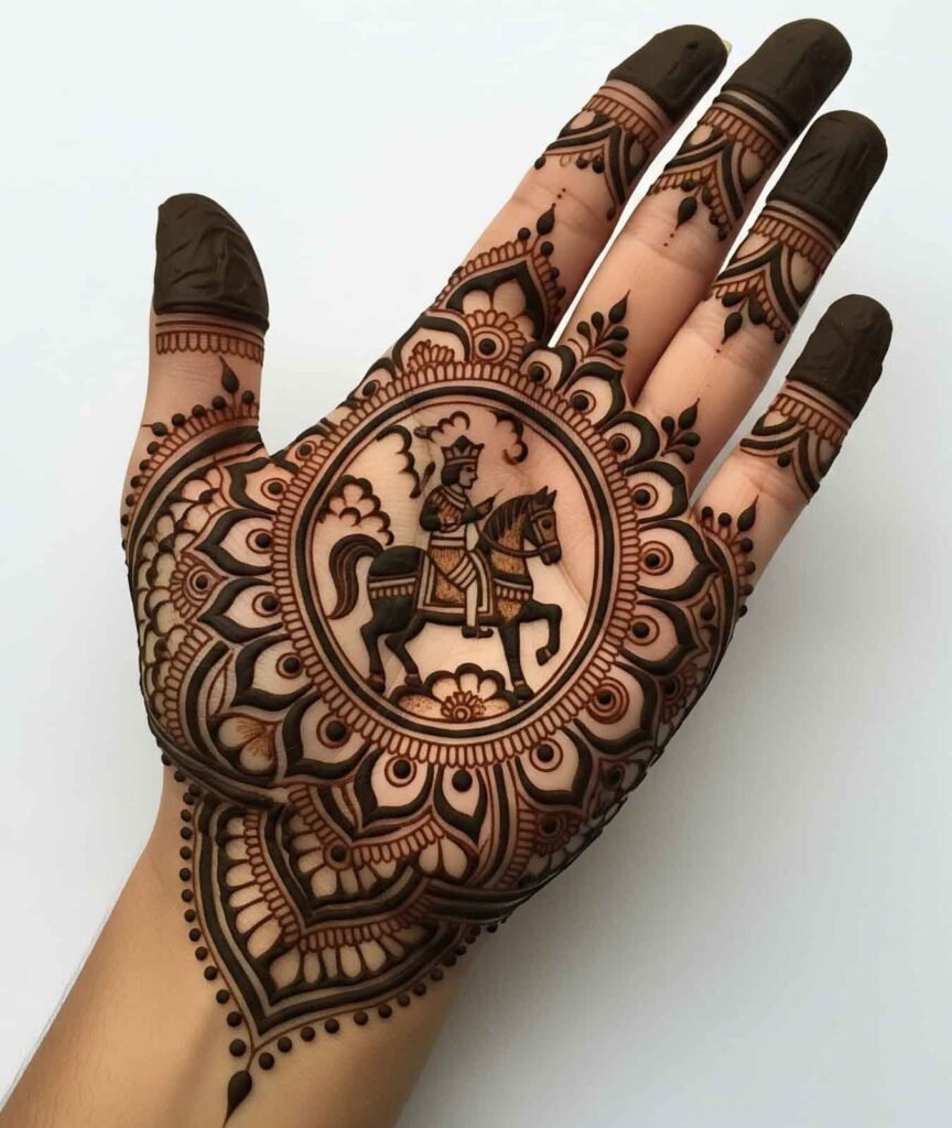 Festival ready mehndi design