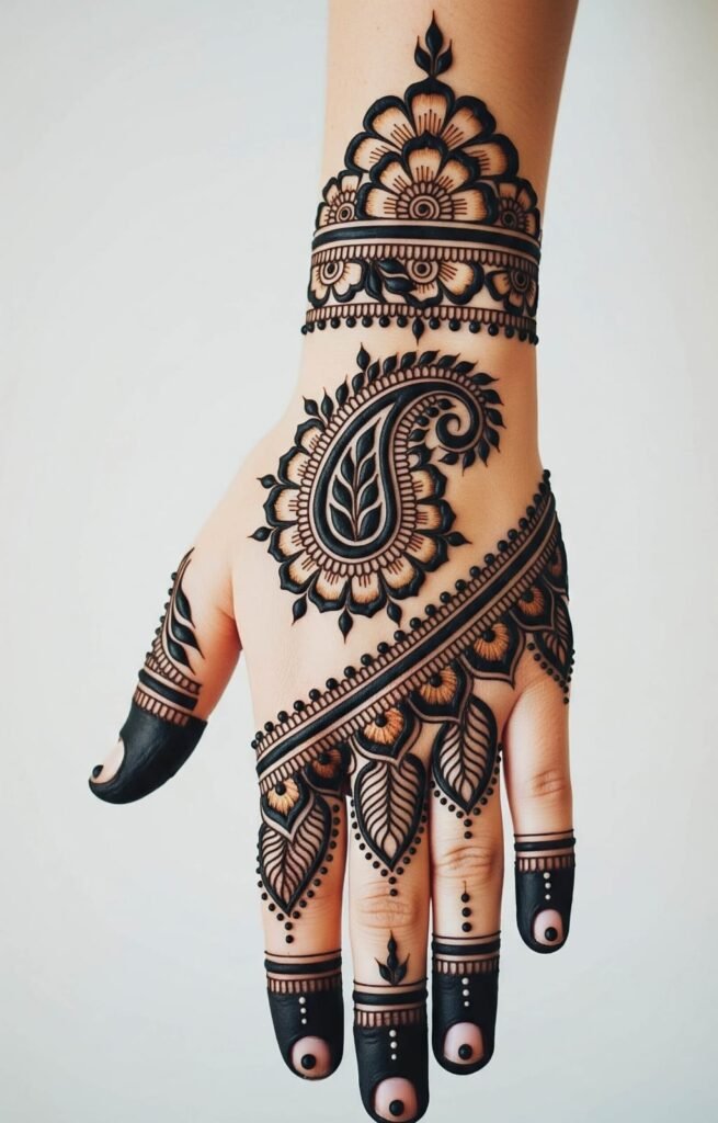 Full hand royal mehndi art hd
