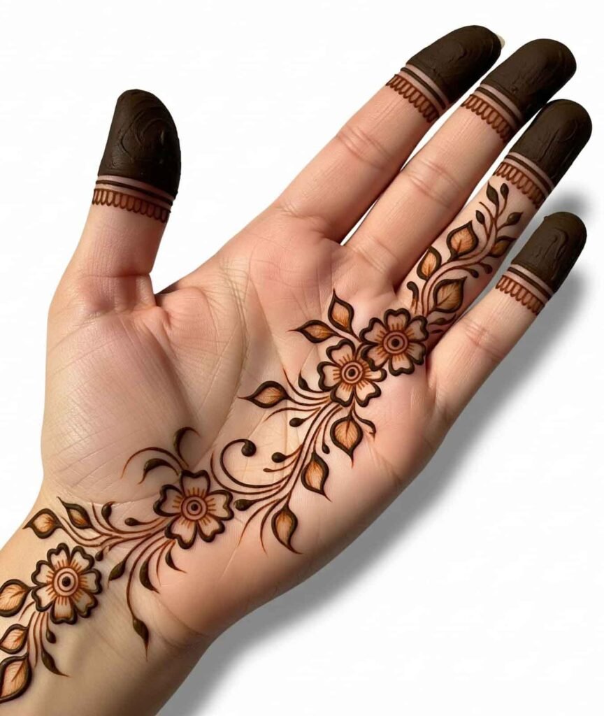 Glamorous mehndi style hand