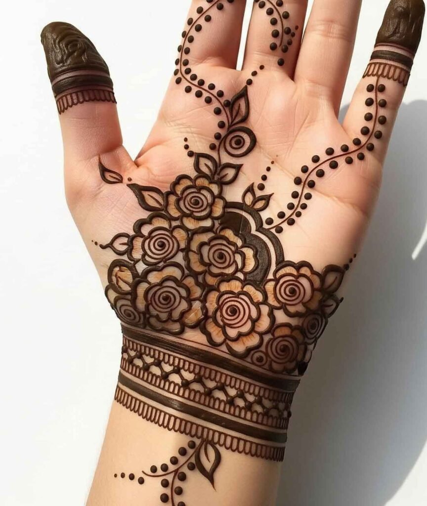 Latest hand mehndi pattern