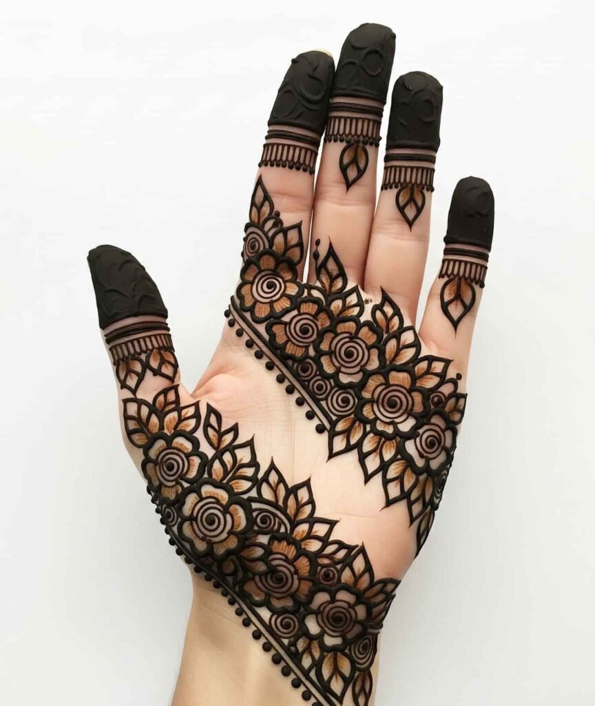 Mehndi design back hand hd