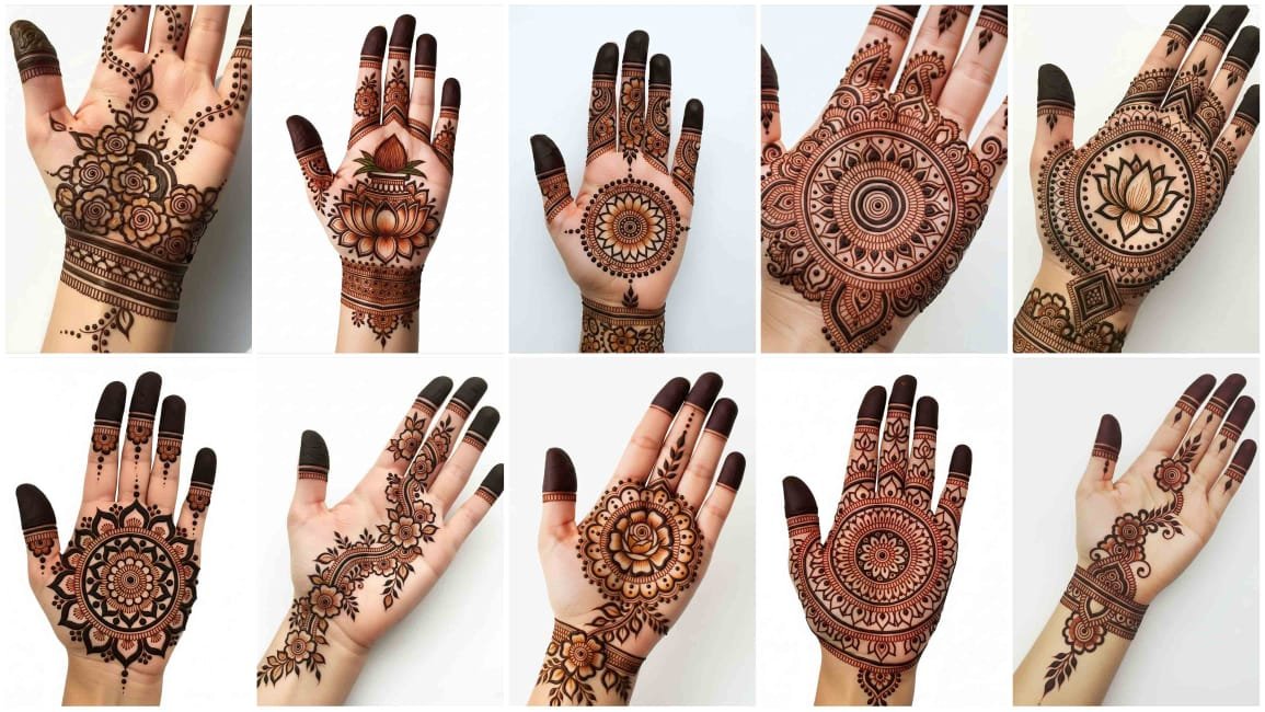 Mehndi designs for hands​