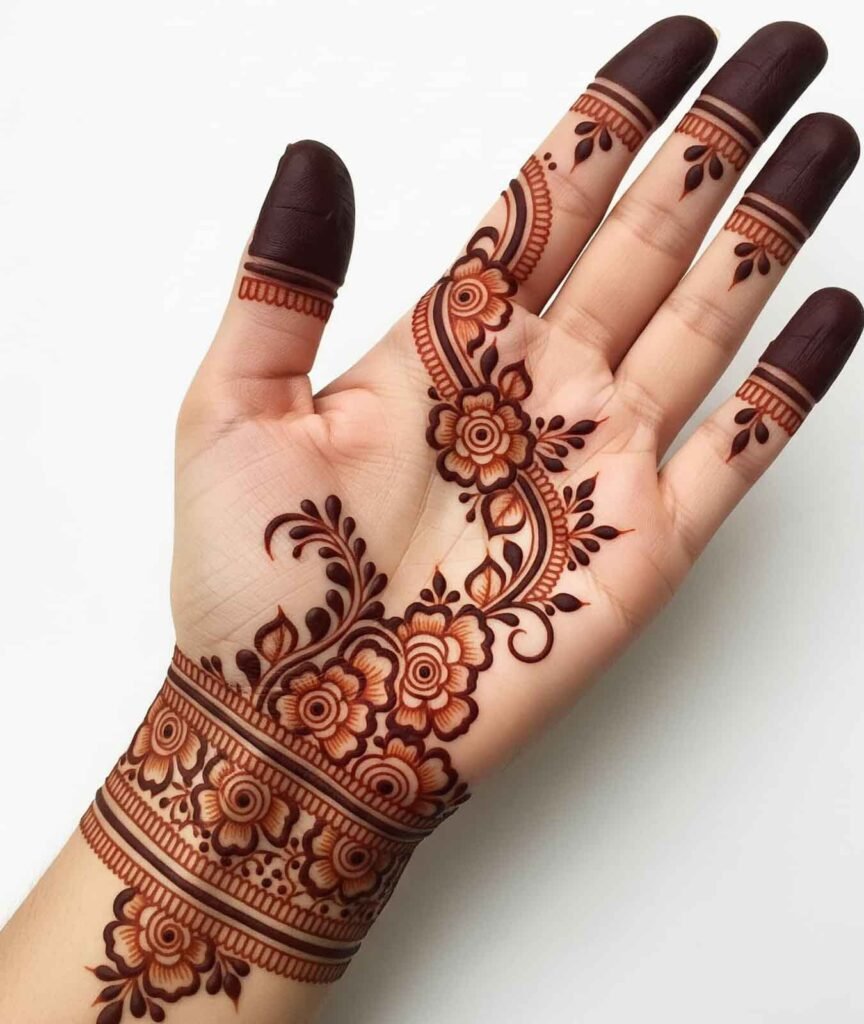 Party mehndi style hands