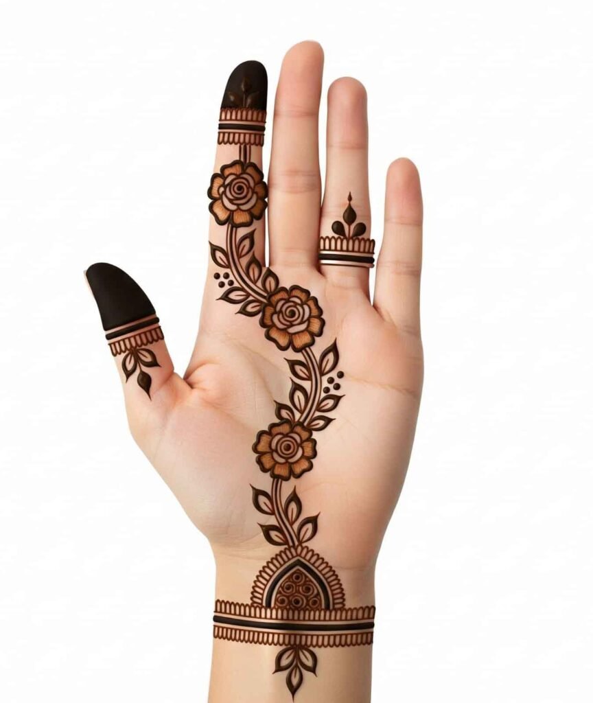 Rajasthani mehndi for hands