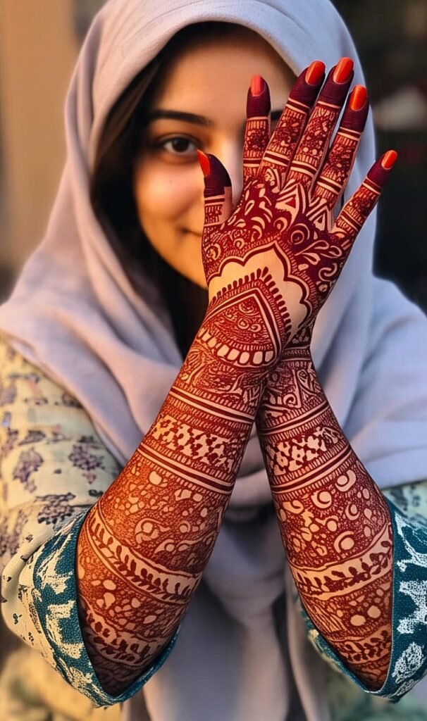 arabic mehndi design easy and beautiful for back hand​