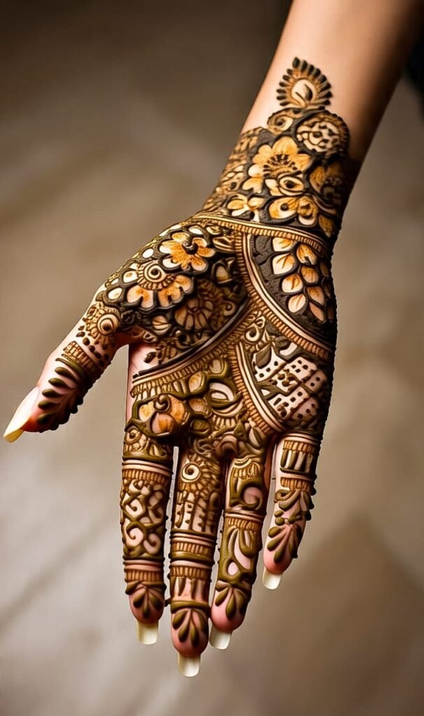 back hand arabic mehndi designs easy​