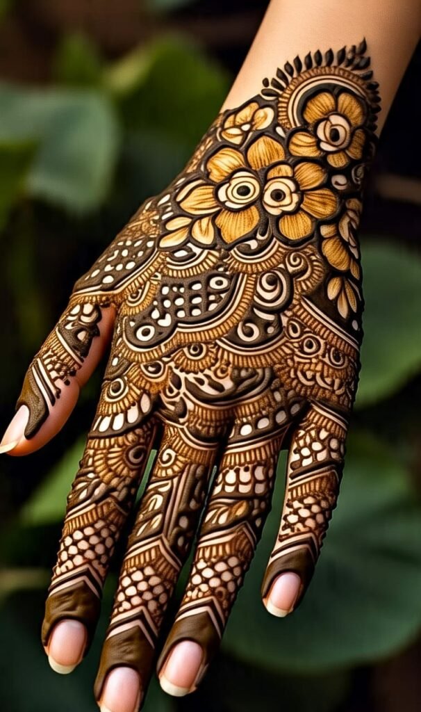 easy simple beginner basic arabic mehndi hands mehndi design​