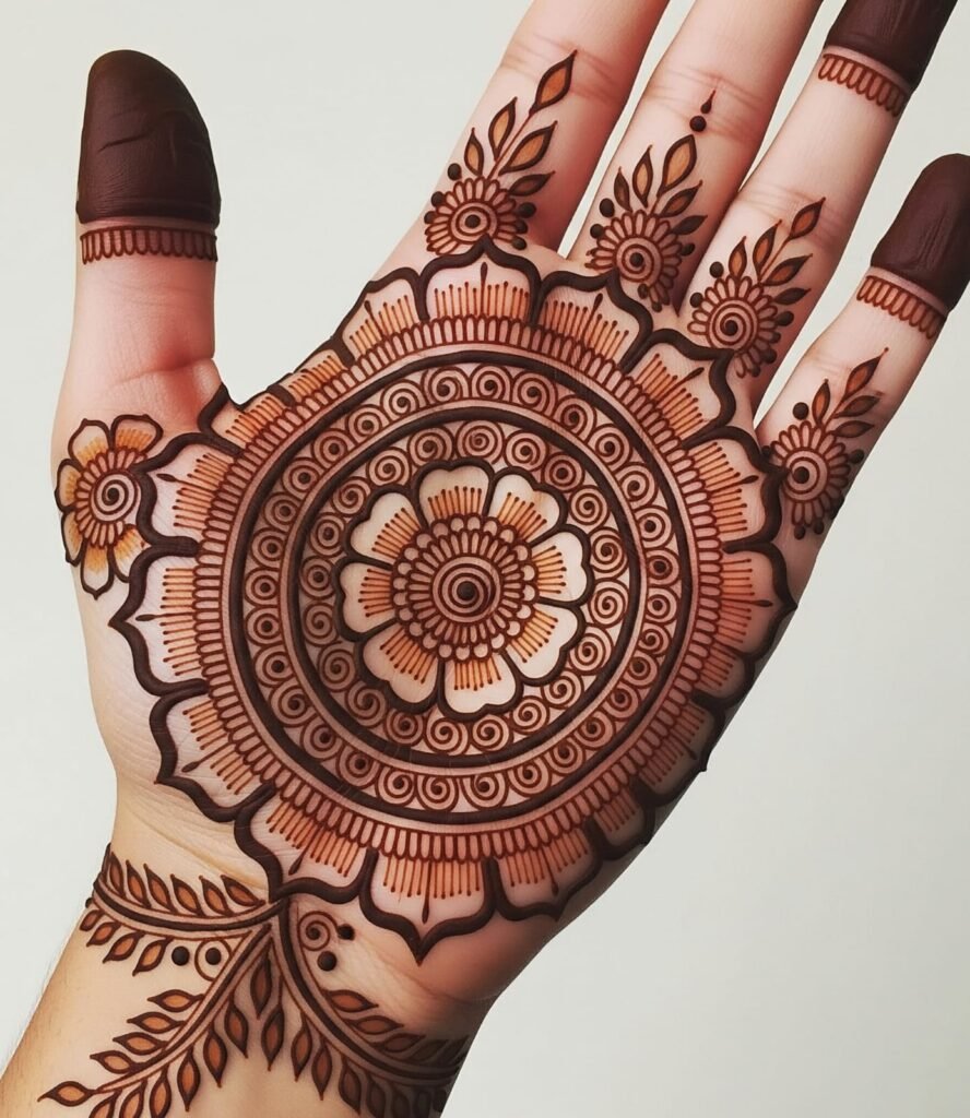 front hand round tikki
