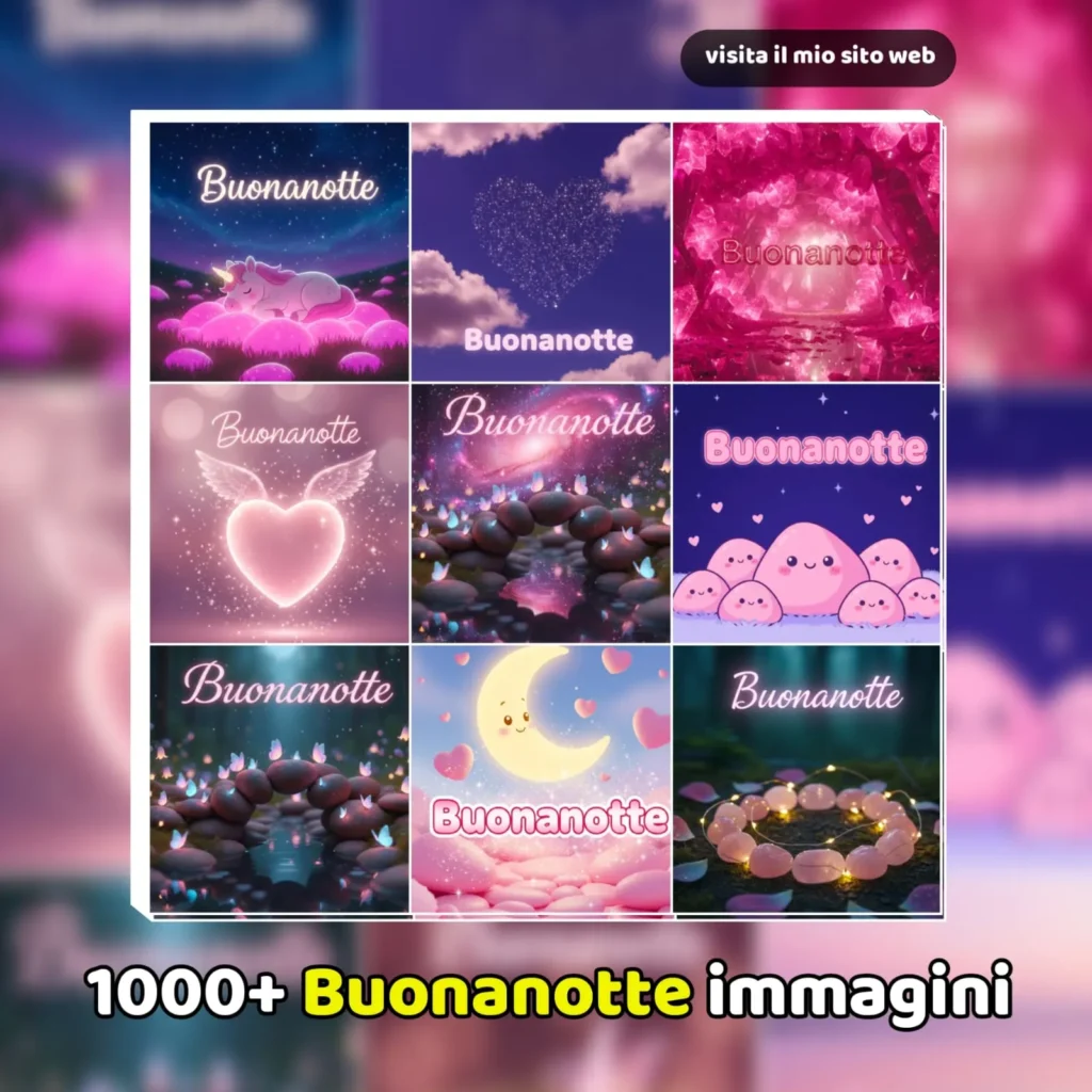pietra rosa nuovissimo buonanotte immagini