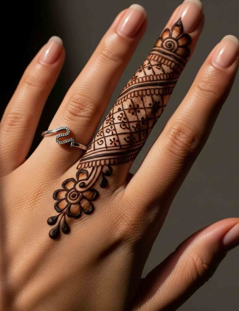 mehndi design for one finger​