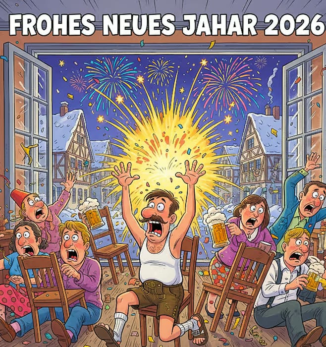 bilder lustig frohes neues jahr 2026