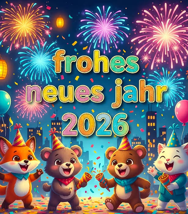 frohes neues jahr 2026 lustig bilder kostenlos​ HD
