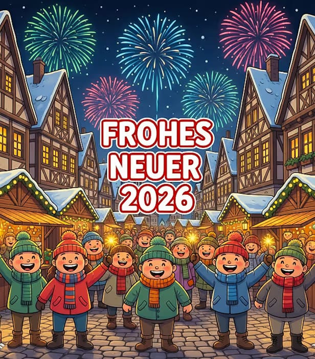 lustige frohes neues jahr 2026 bilder kostenlos​
