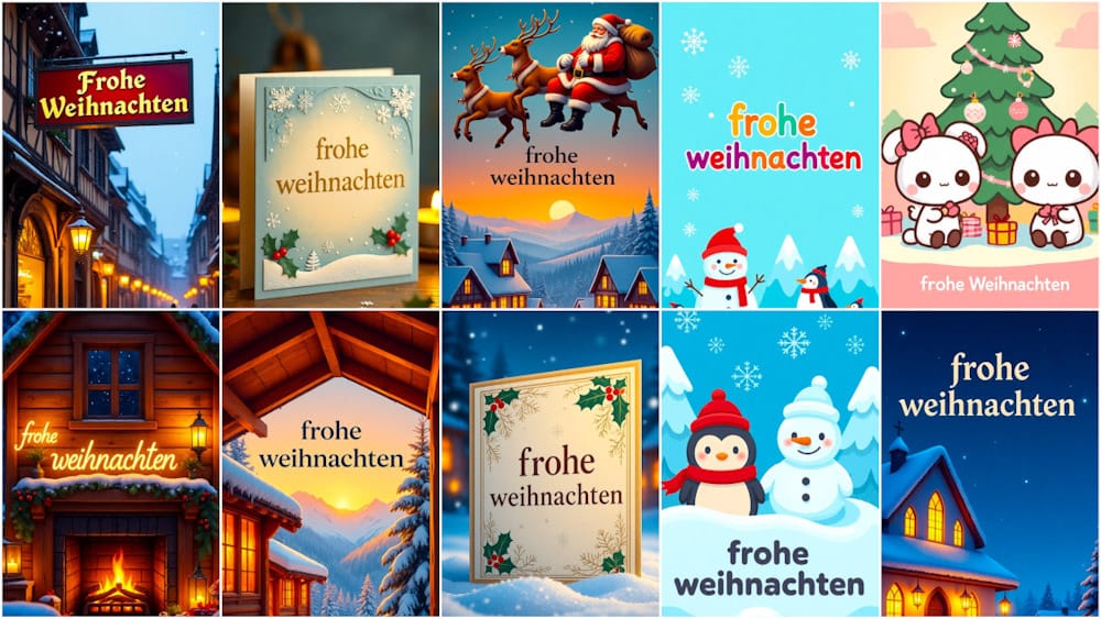 neue Weihnachtsgrußbilder 2026