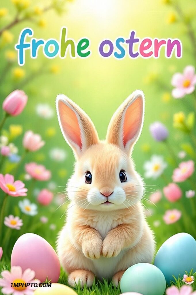 frohe ostern vintage bilder