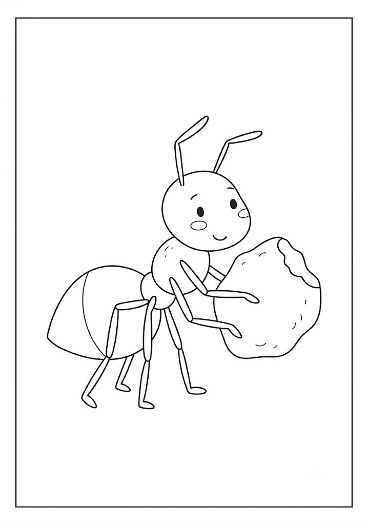 Ant Hill Coloring Pages