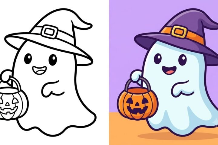 100 Halloween Coloring Pages (Free PDF Printables)