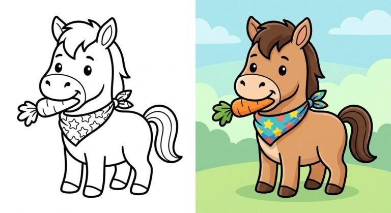 Horse Coloring Pages