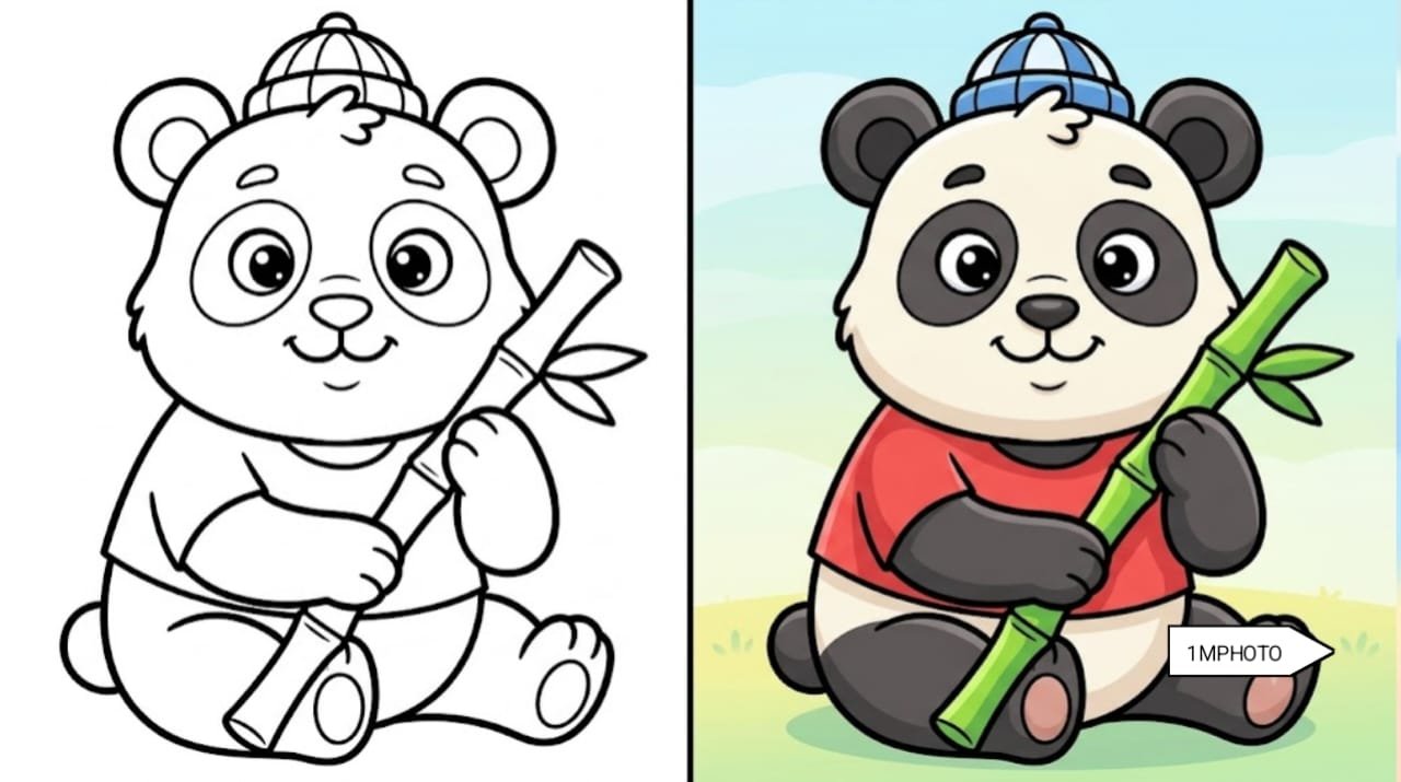 Panda Coloring Pages