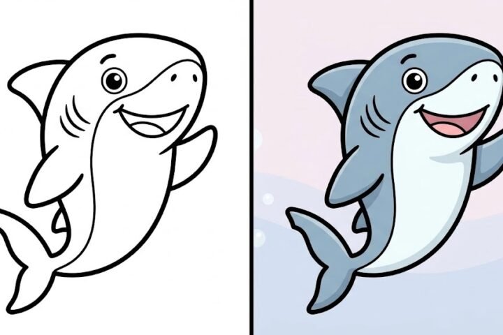 50 Shark Coloring Pages (Free PDF Printables)