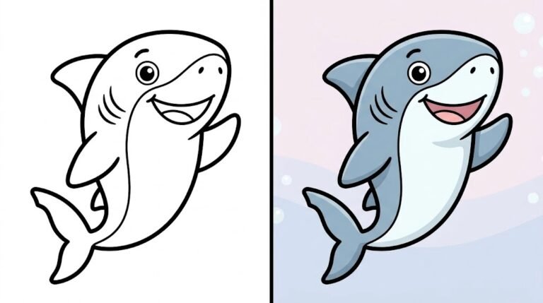 Shark Coloring Pages