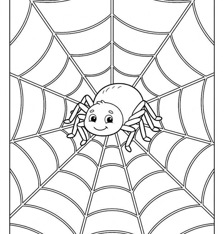 35 Spider Coloring Pages (Free PDF Printables)