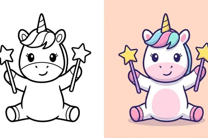 100 Unicorn Coloring Pages (Free PDF Printables)