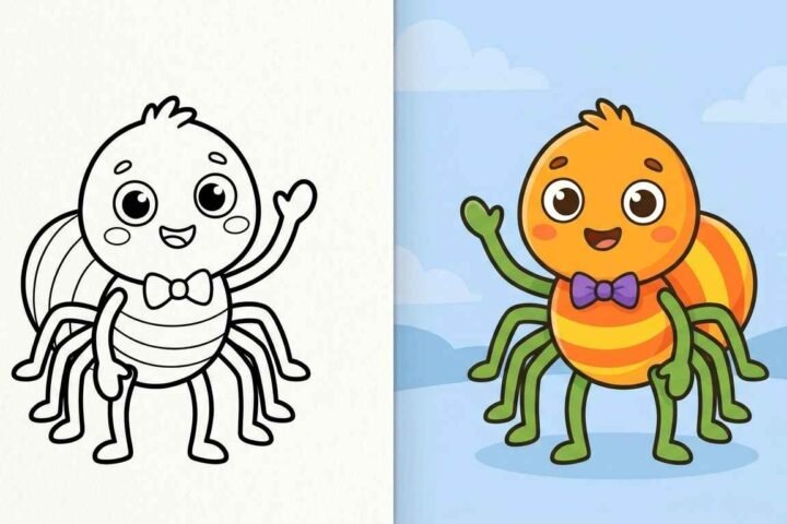 35 Spider Coloring Pages (Free PDF Printables)